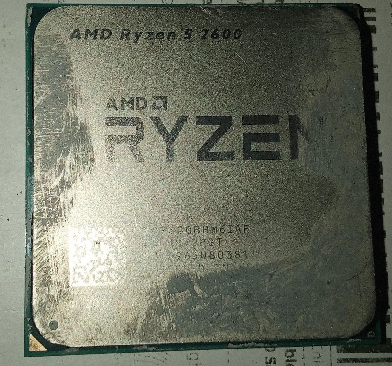 Processador ryzen 5 2600 + caixa original e cooler box