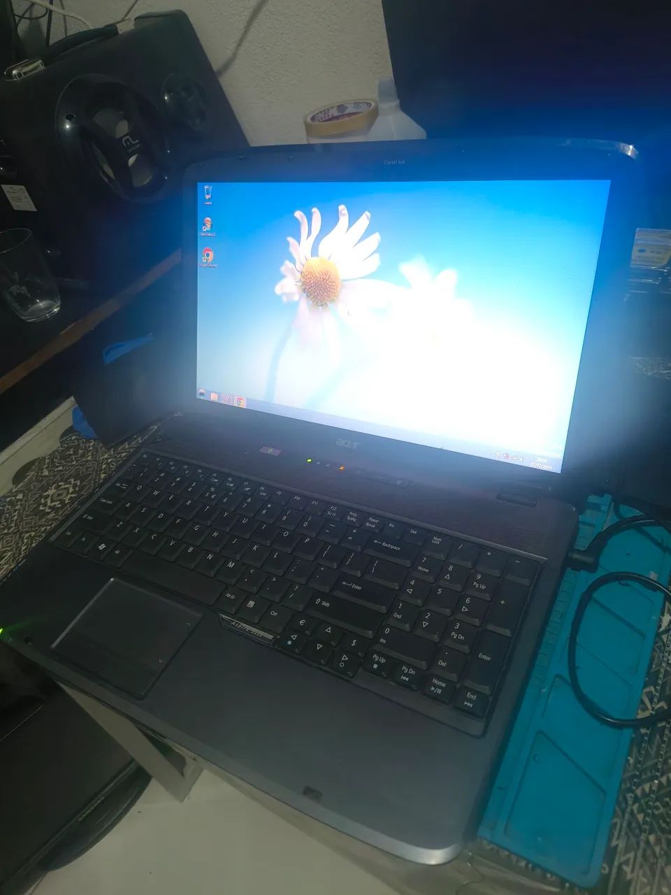 Notebook quebra galho, funciona tudo perfeitamente conectado na tomada!  - Foto 3