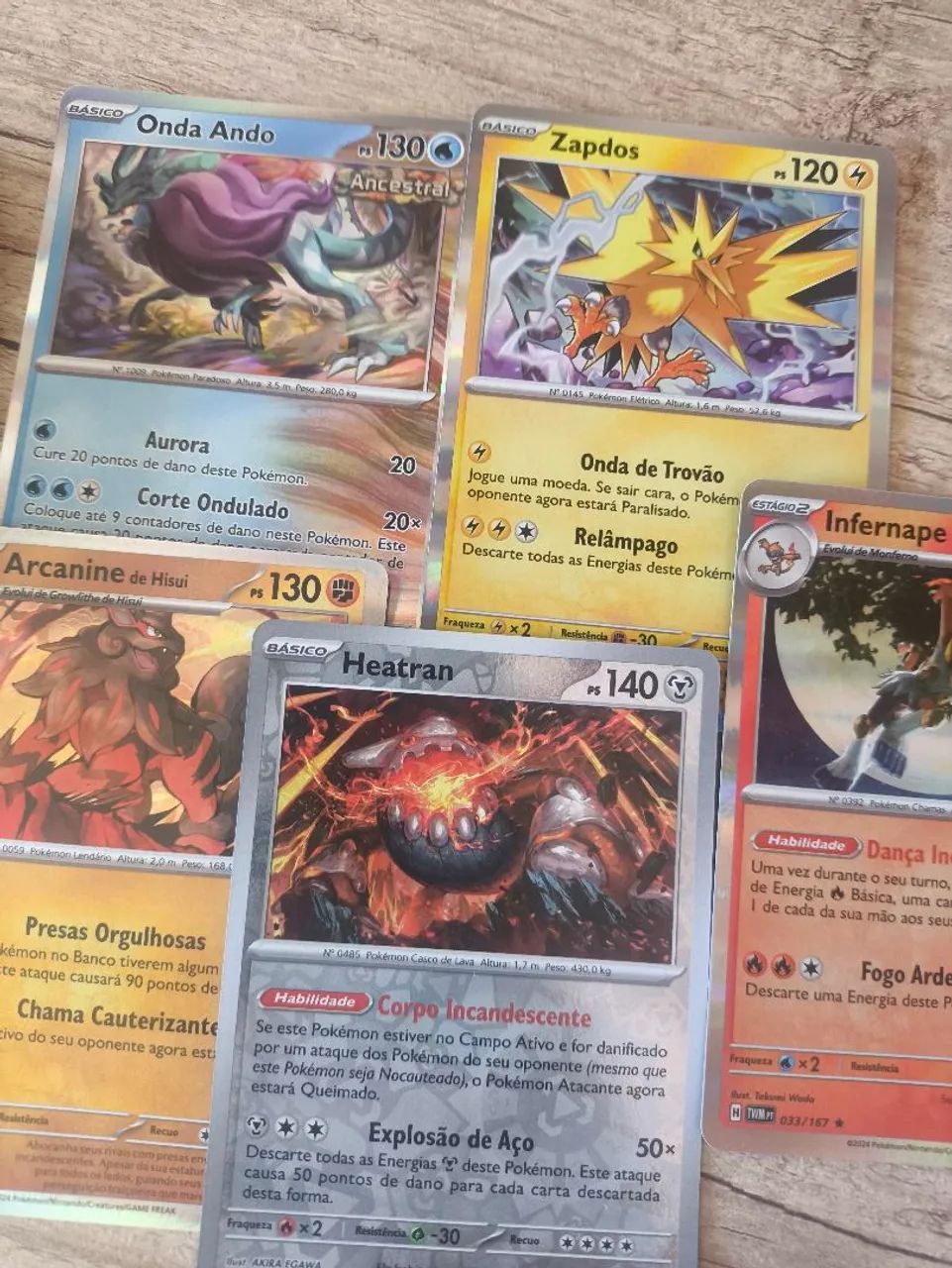 38 Cards - Pokémon TCG - Coroa Estelar  - Foto 4