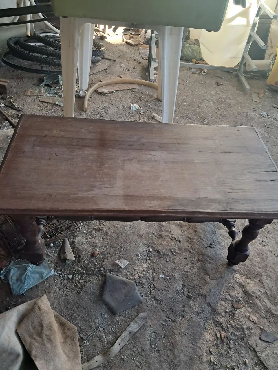 Mesa de centro antiga raridade - Foto 4