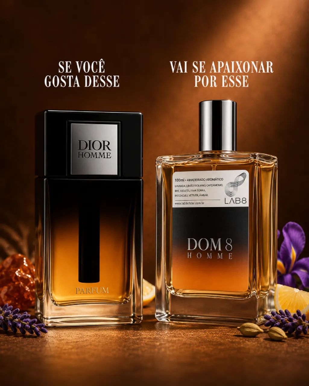 Perfume Dom 8 Homme - LAB 8 - 100ML - Foto 2