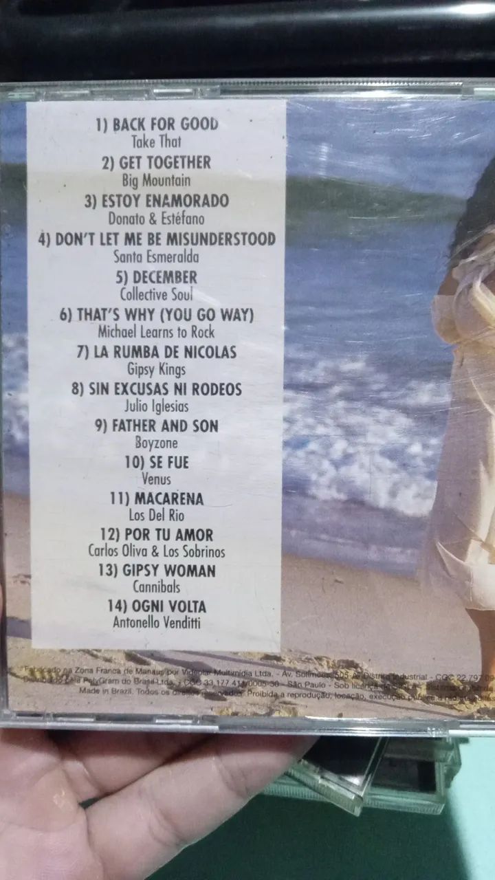 CD original com trilhas internacionais da novela  "Explode Coração"   - Foto 2