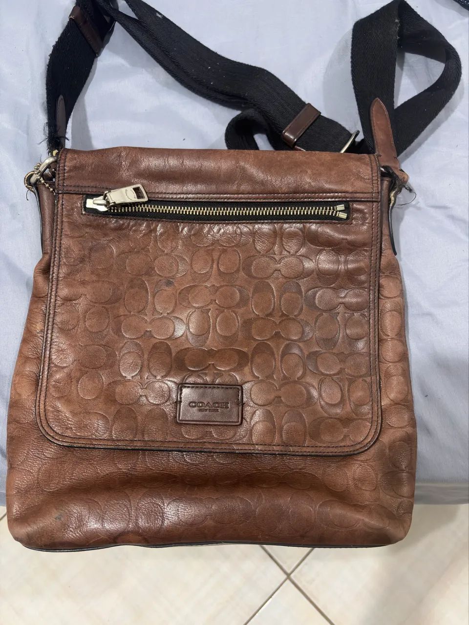 Bolsa coach original couro 