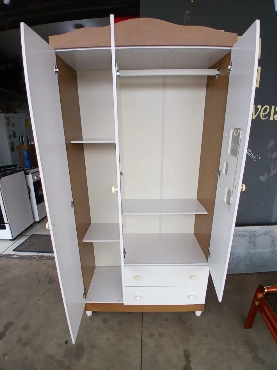 Guarda roupa infantil seminovo conservado  - Foto 5