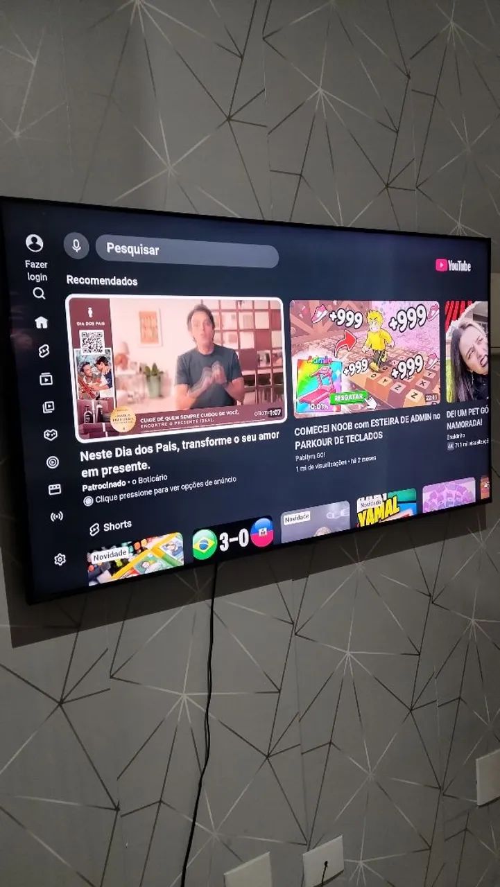 Televisão smart Samsung 55 polegadas 