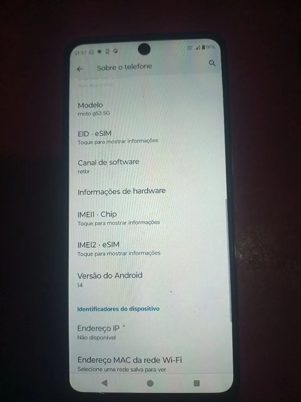 Moto G53 5G NFC 128GB 