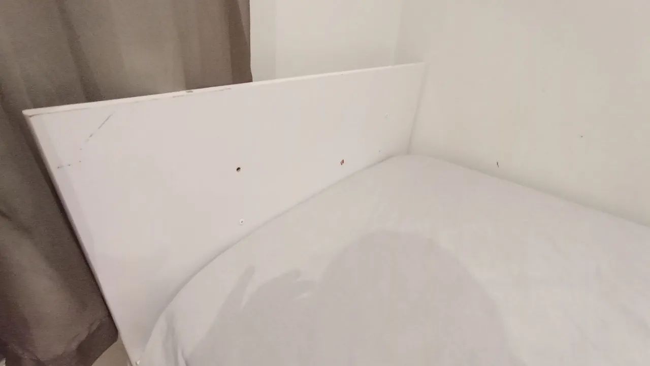 Cama solteiro 100% MDF semi nova - Foto 4