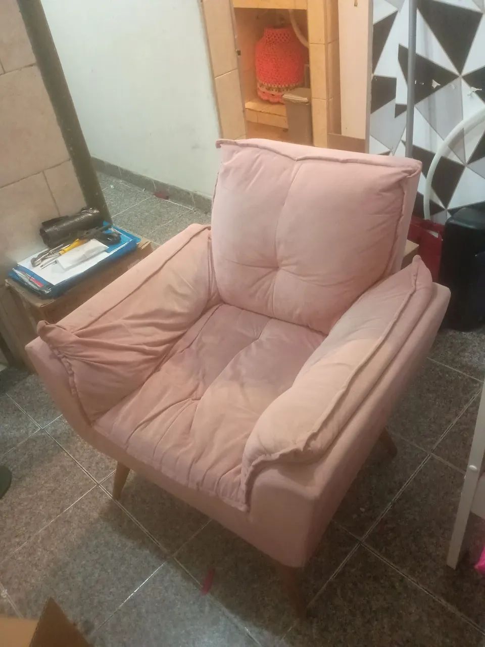 Poltrona rosa