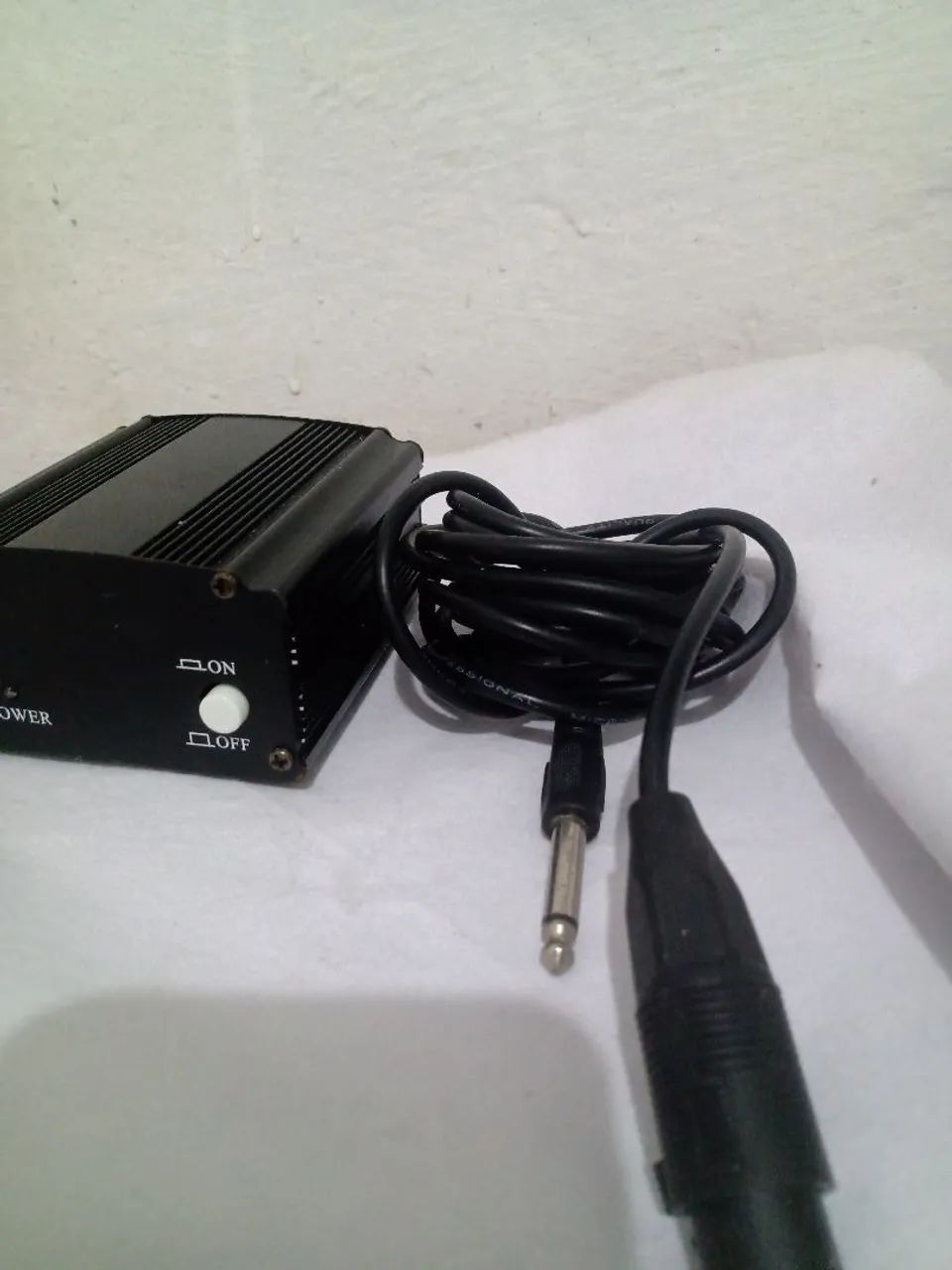 Phantom Power 48v p/microfone. mesa de som,e celular  - Foto 3