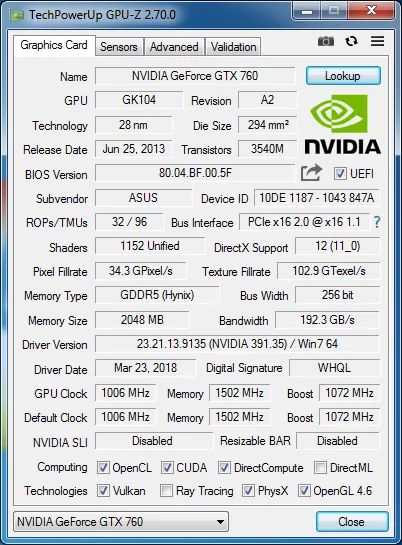 ASUS Nvidia Geforce GTX 760 2GB - Foto 2
