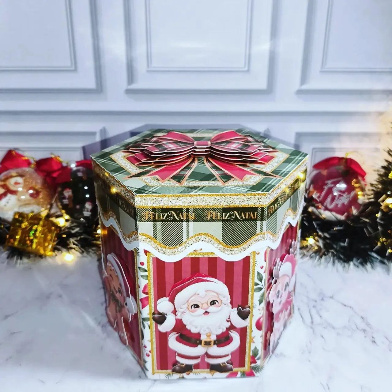 Caixa de Natal para Panetone  - Foto 3