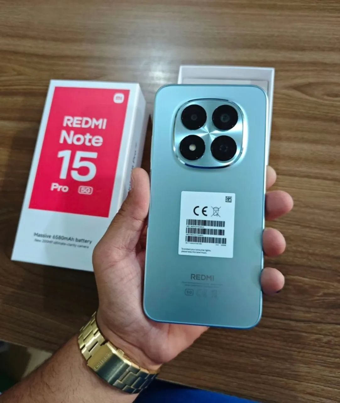 Telefone lançamento - Note 15 Pro 5G - 256Gb/8Ram  BLUE Tooop