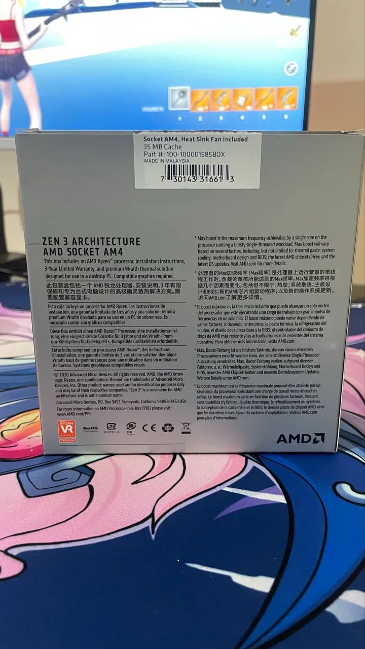 Processador Ryzen 5 5600XT - Foto 4