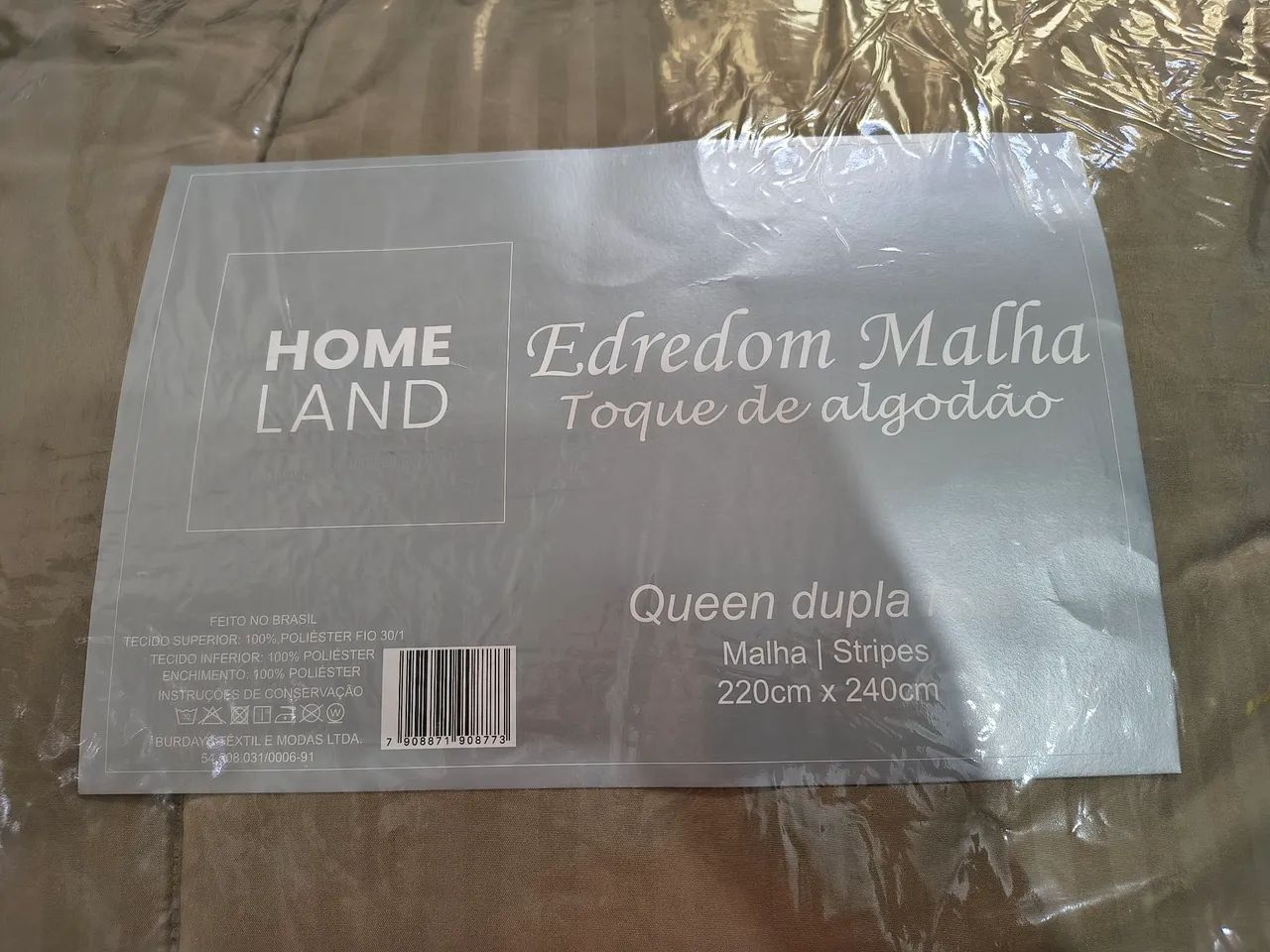 Edredom Malha de Algodão  - Foto 4