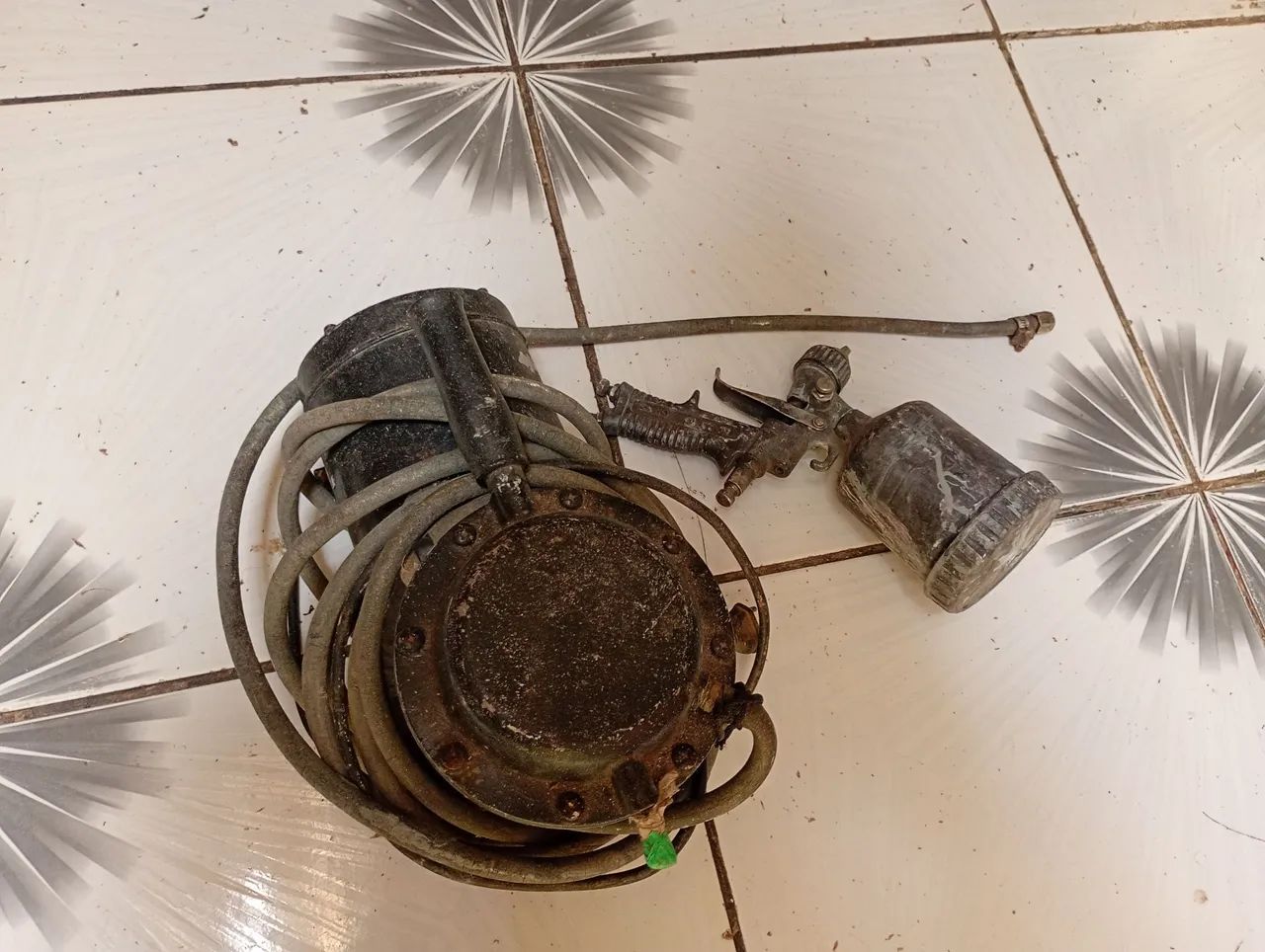 vendo esse compressor com a pistola 