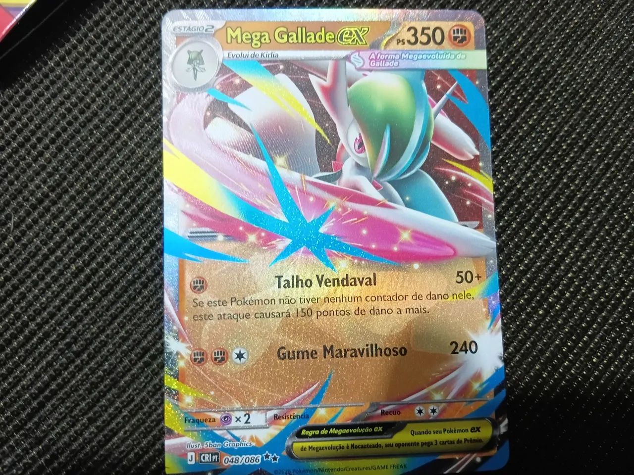 Carta pokemon Mega Gallade Ex - Foto 3