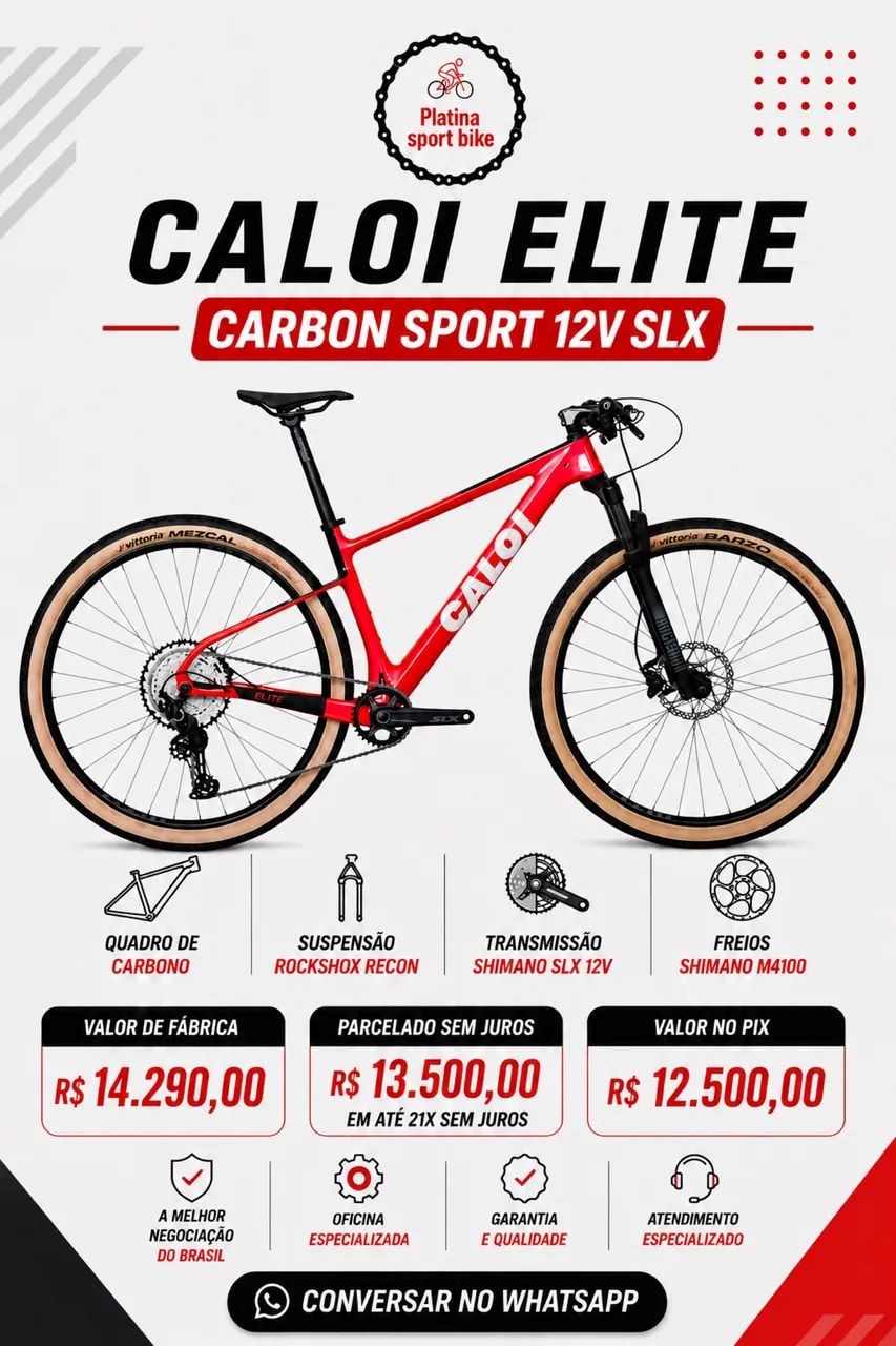 Caloi Elite Carbon Sport  - Foto 5