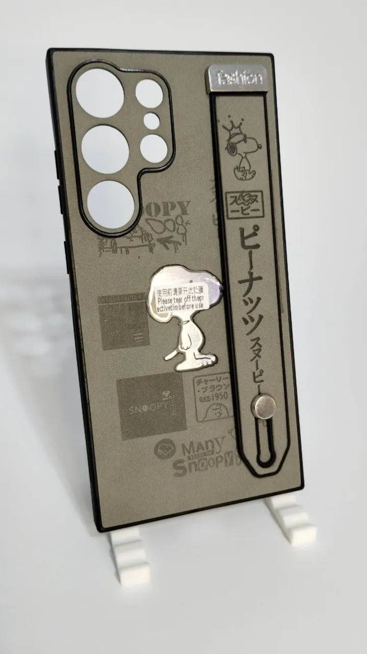 Capinha Snoopy soft touch para S24 Ultra