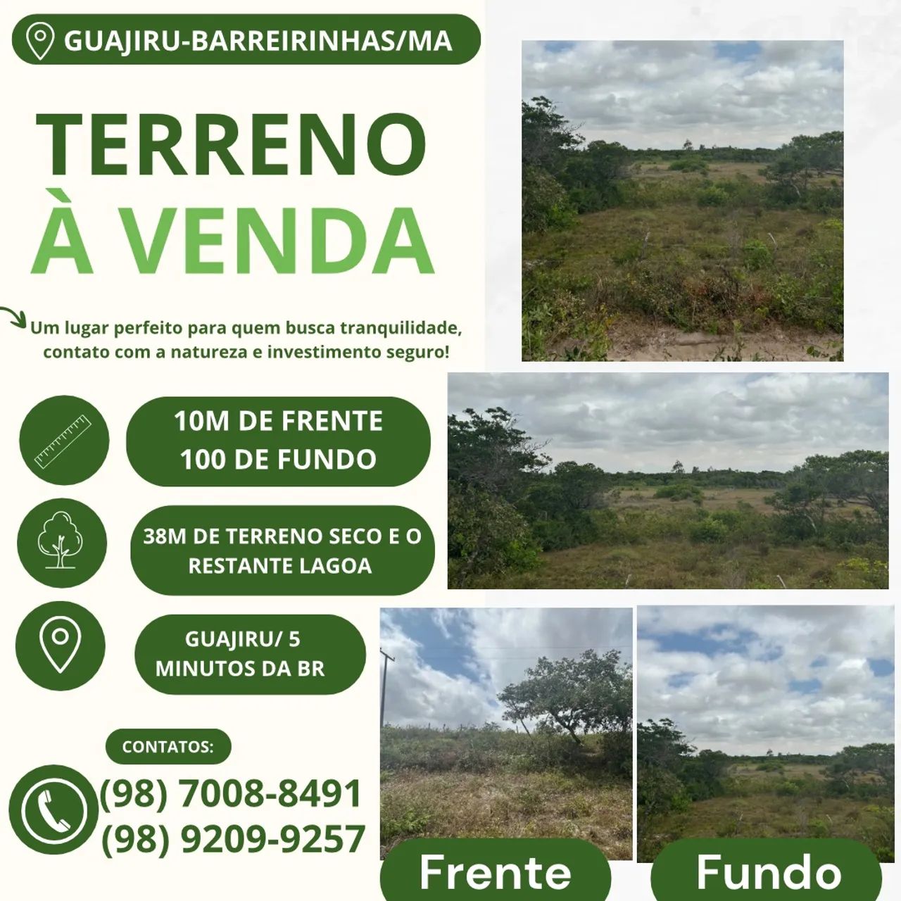 Terreno á venda 