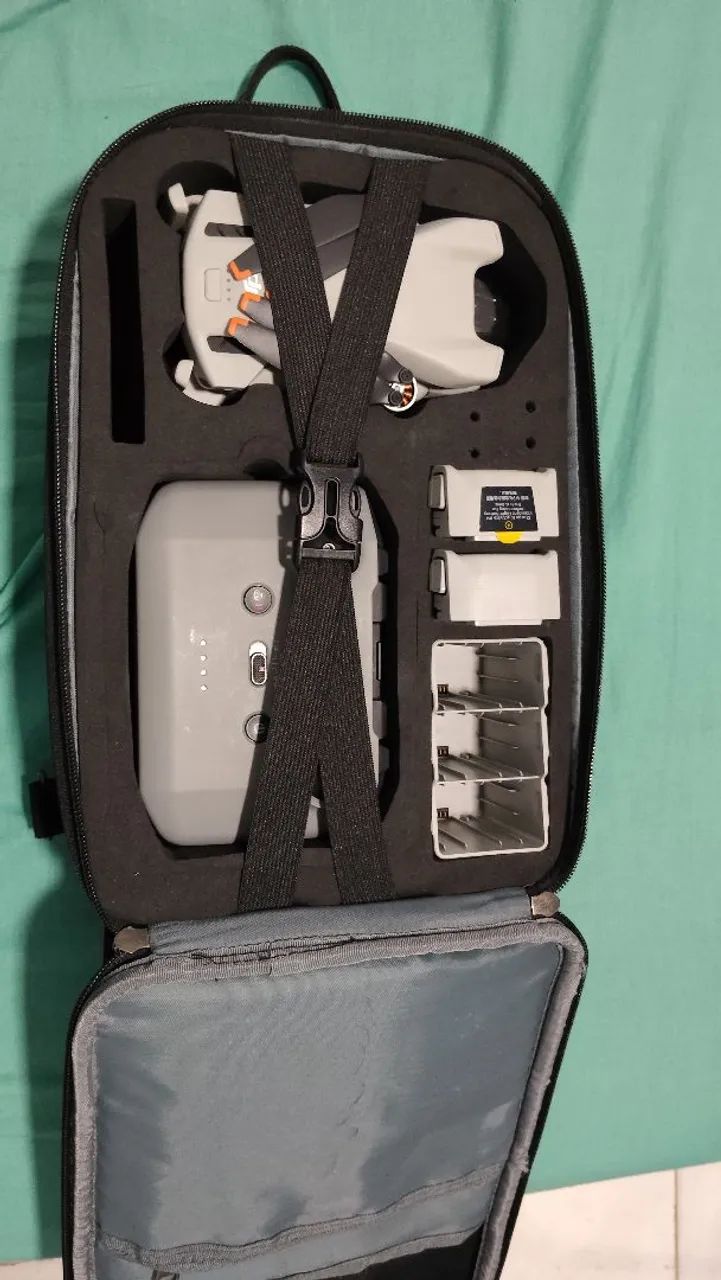 Drone DJI Mini completo, bateria Plus, carregador inteligente e case - Foto 3