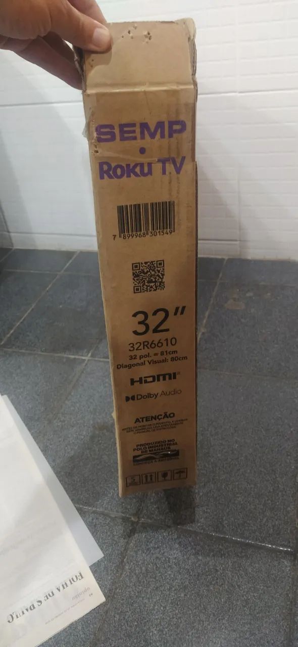 Tv smartv 32 Polegadas Semp Roku  - Foto 4