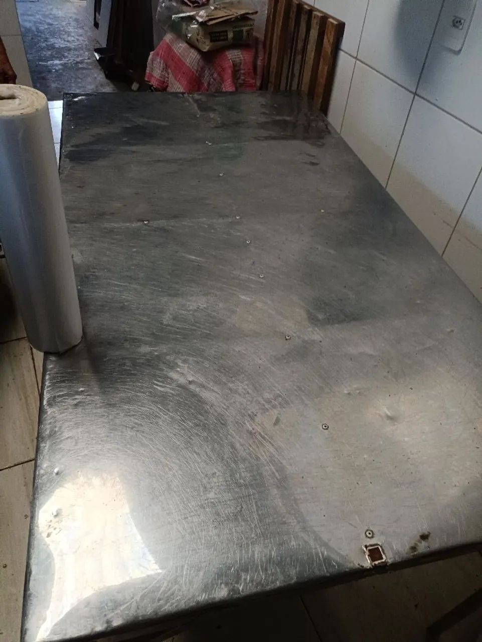 Mesa em inox 