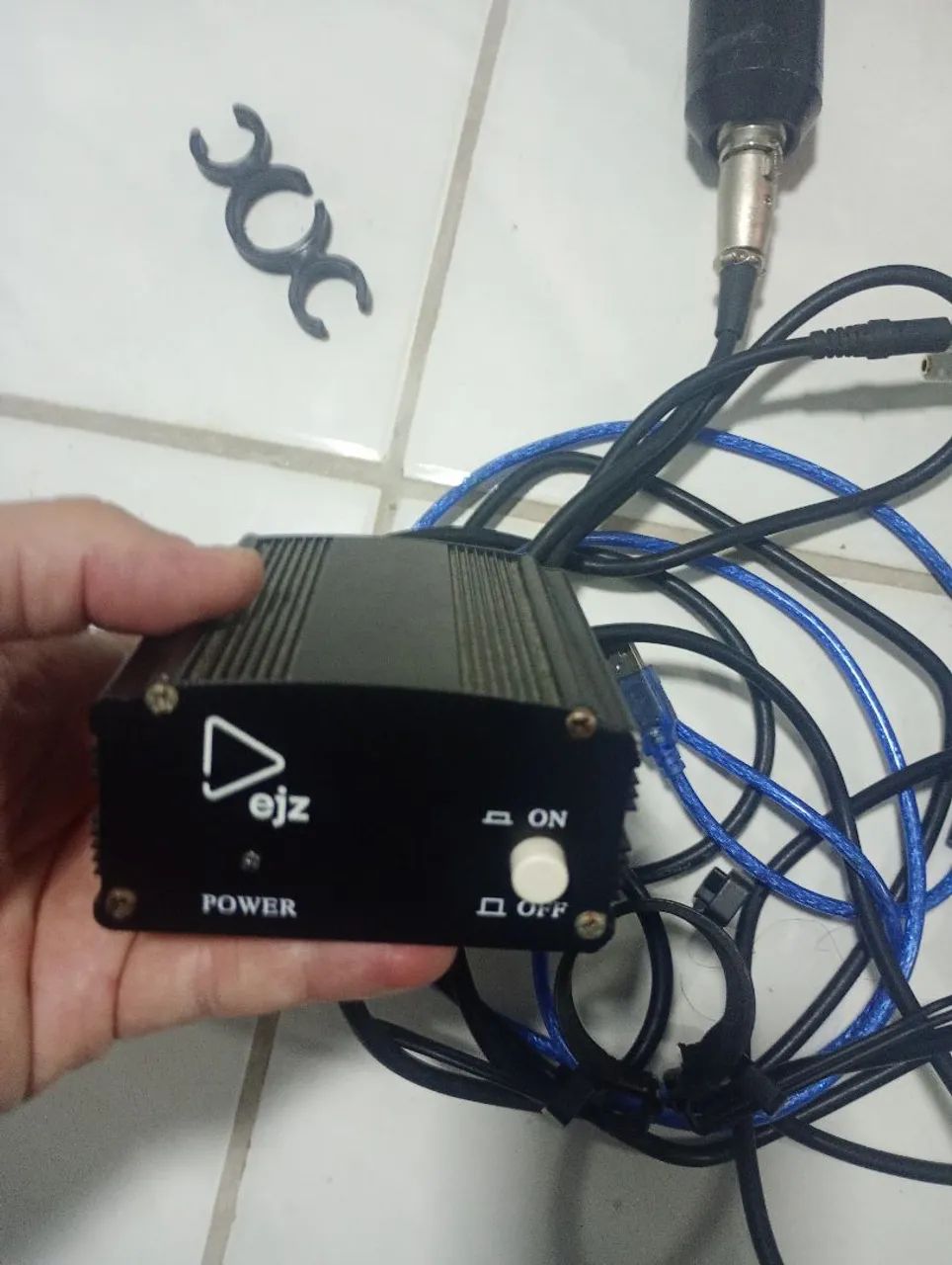 Microfone EJZ BM-800 + Phantom Power - R$ 120 - Foto 3