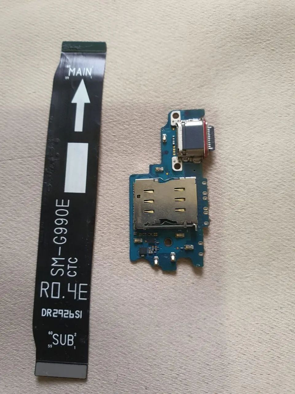 Conector de carga original Galaxy S21 Fe c/ Flex - Foto 2