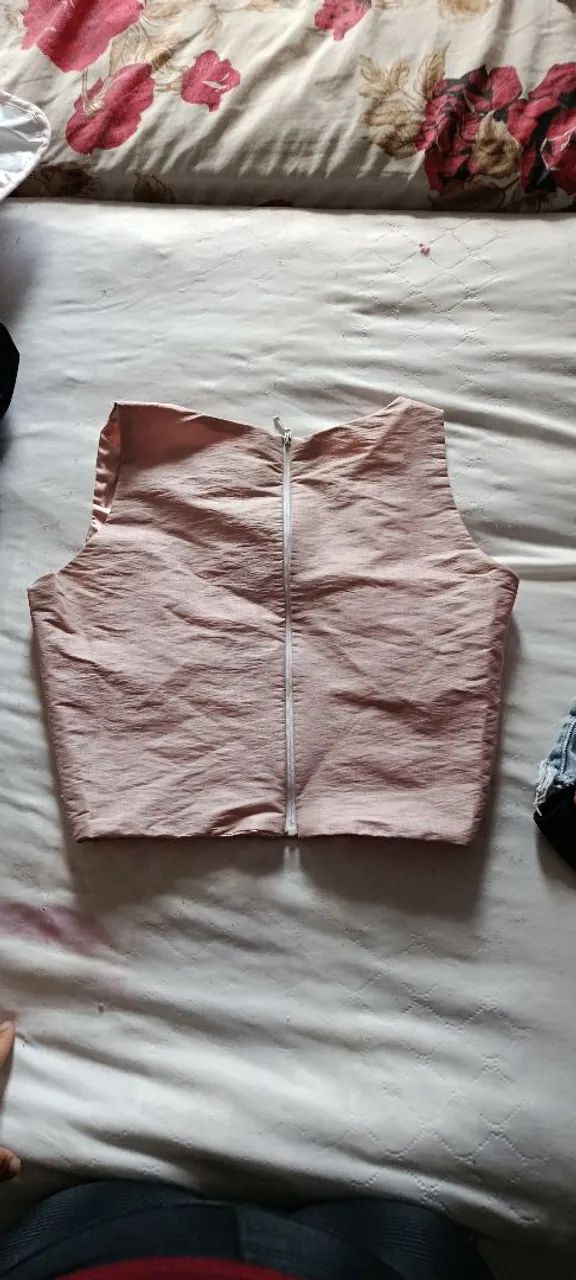 Cropped rosa claro  - Foto 3