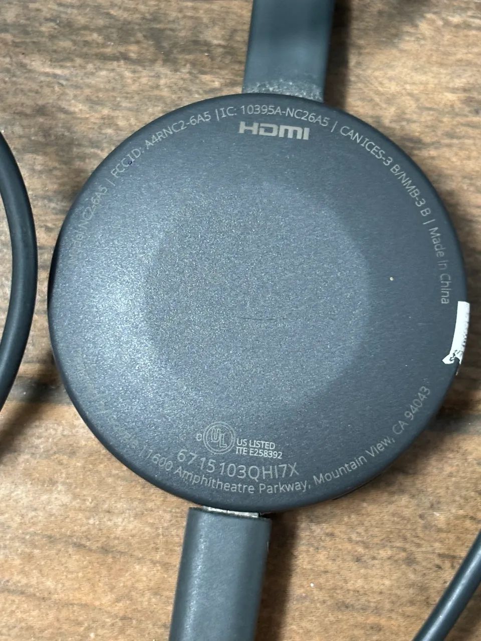 Google Chromecast 2ª Geração Original - NC2-6A5 - Full HD - Foto 3