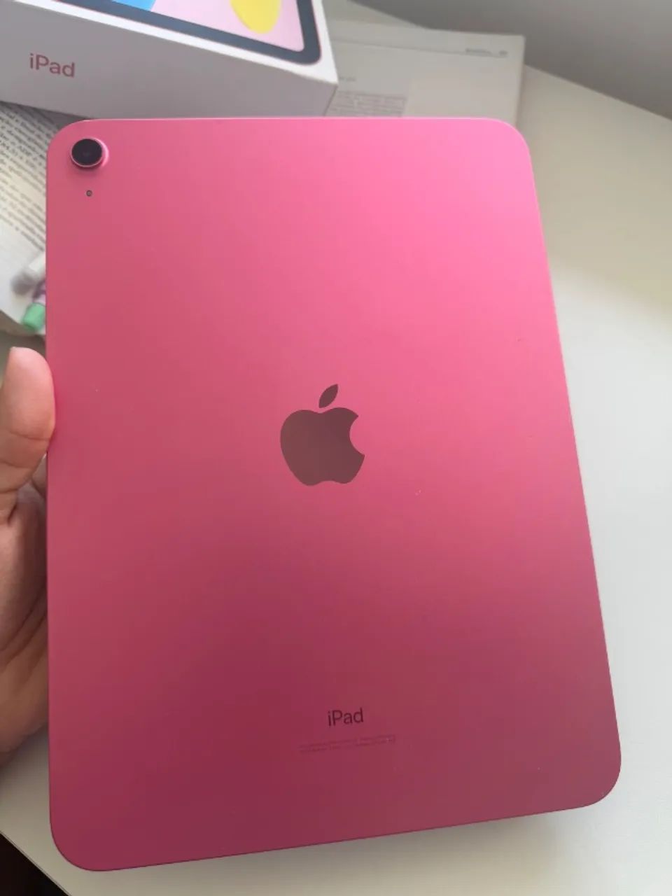 VENDO iPad 10ª GERAÇÃO ROSA 64g (usado, bem cuidado  e na caixa - Foto 2