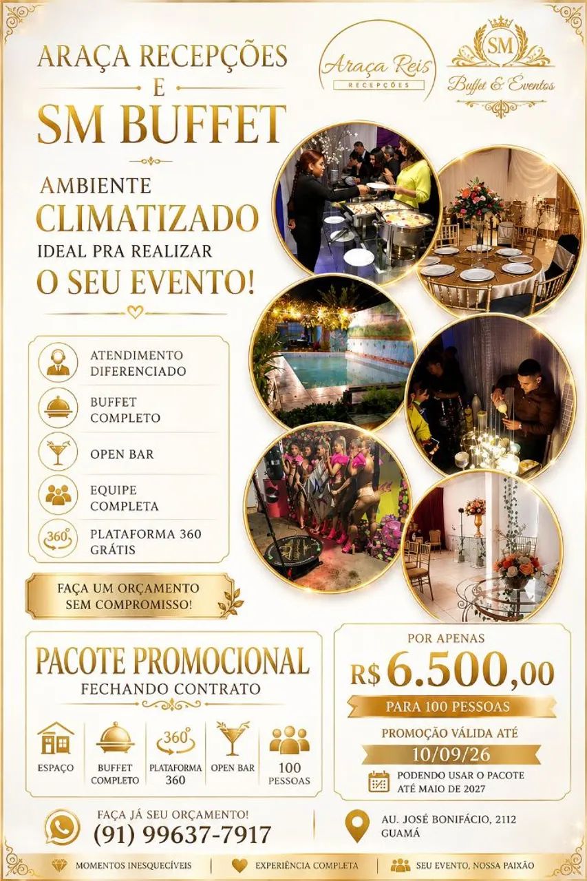 pacotes para o seu evento 