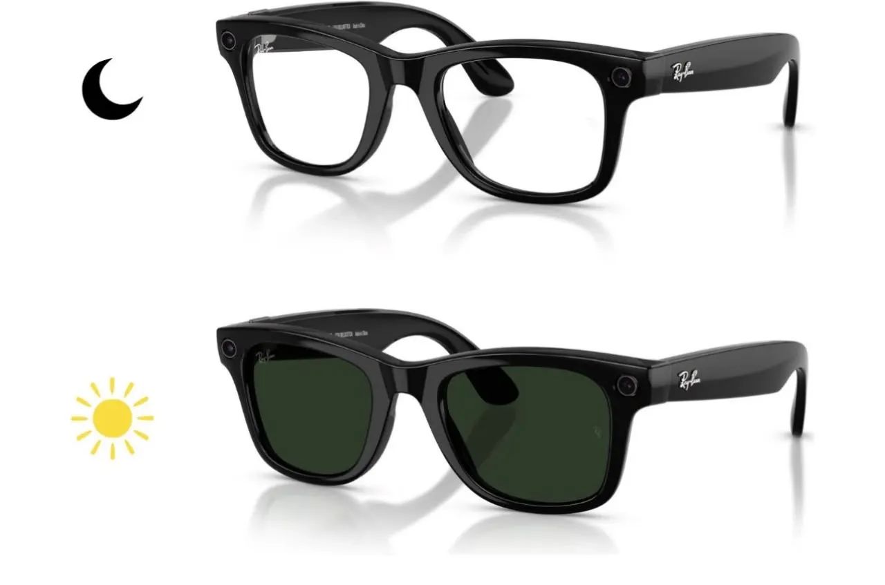 Vendo Rayban meta wayfarer transition 