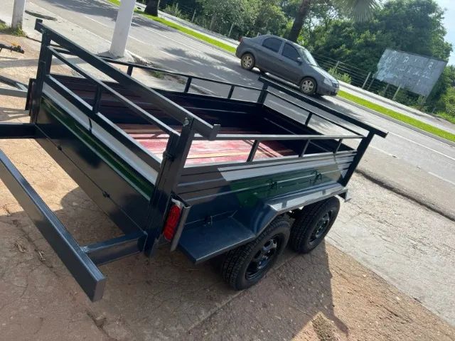 REBOQUE CARRETINHA 2 EIXOS NOVO - Foto 6