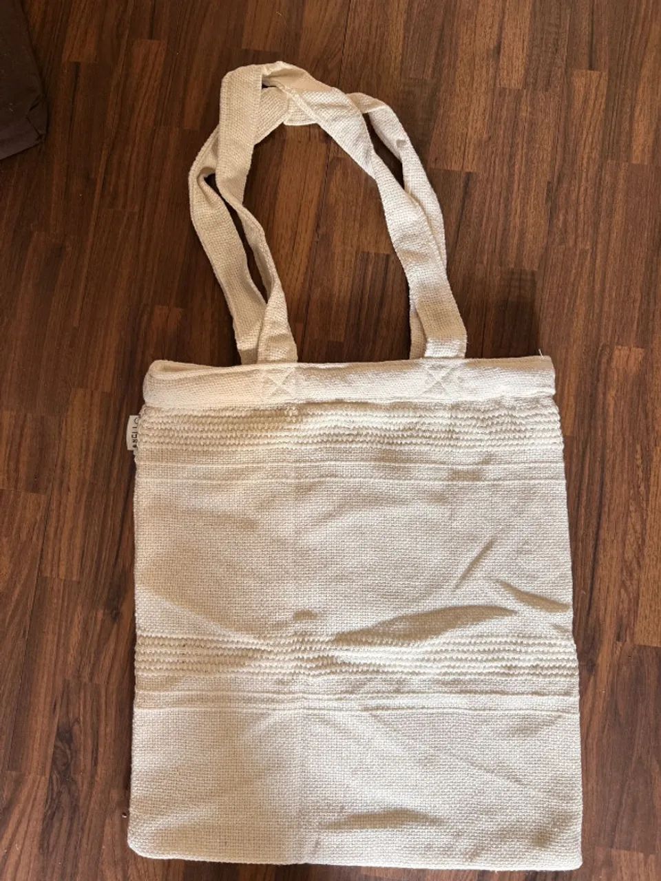 Bolsa sacola de algodão cru, ecobag,  pode ser bordada - Foto 2