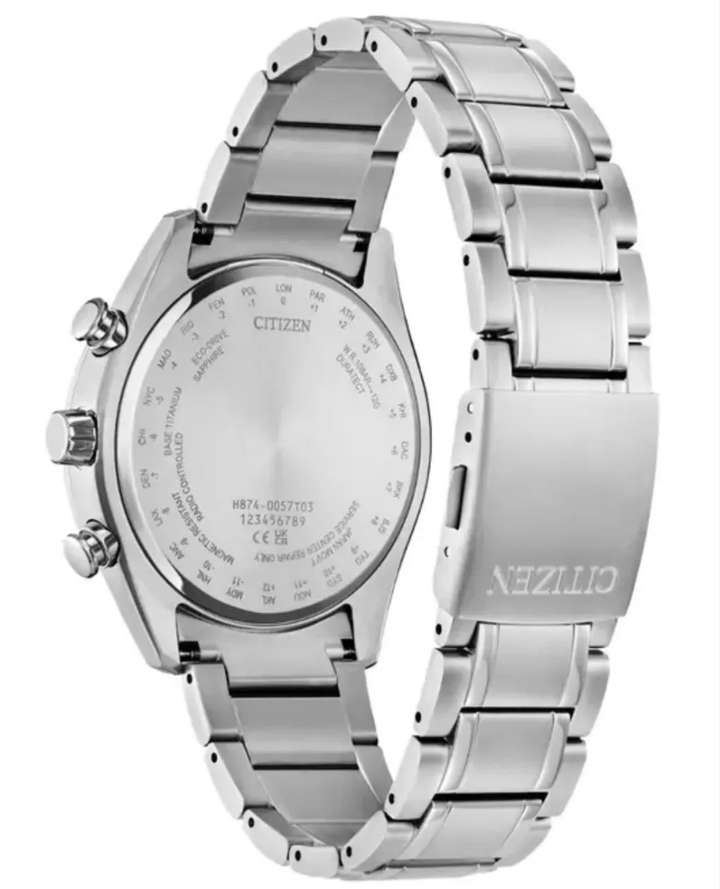 Relógio Citizen Tsuki Yomi Eco Drive Super Titanium Fases da Lua  - Foto 4