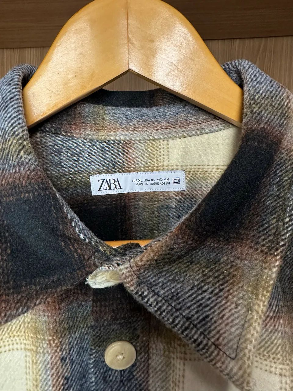 CAMISA XADREZ FLANELA ZARA - Foto 2