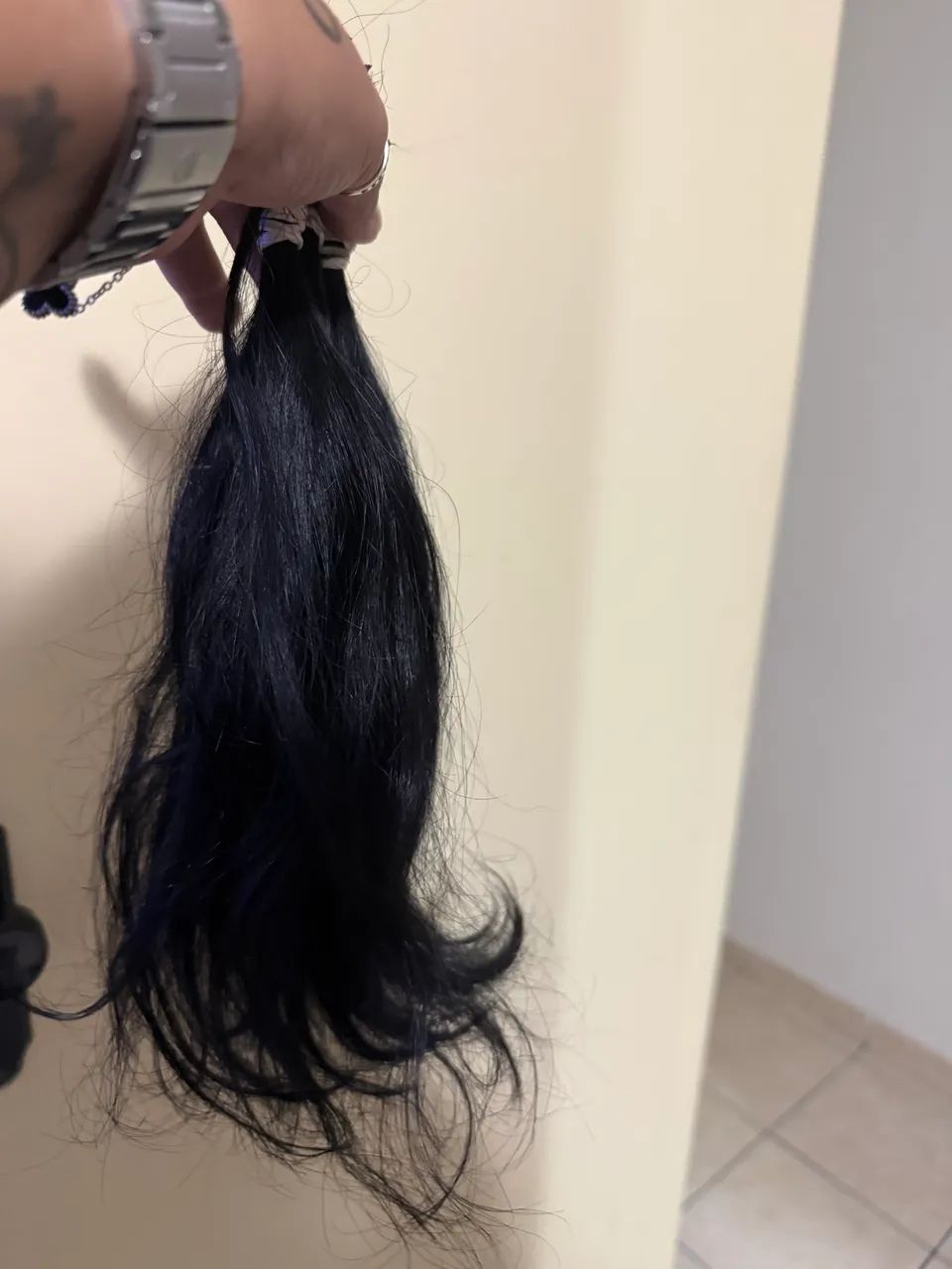 Cabelo mega hair 35cm liso ondulado  - Foto 2