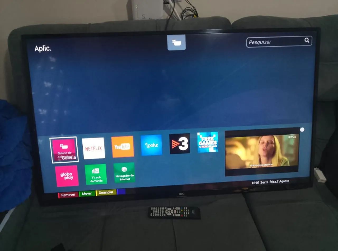 Tv smart AOC 50 polegadas  - Foto 3