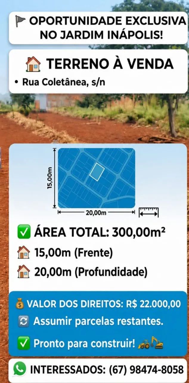 Terreno a venda 