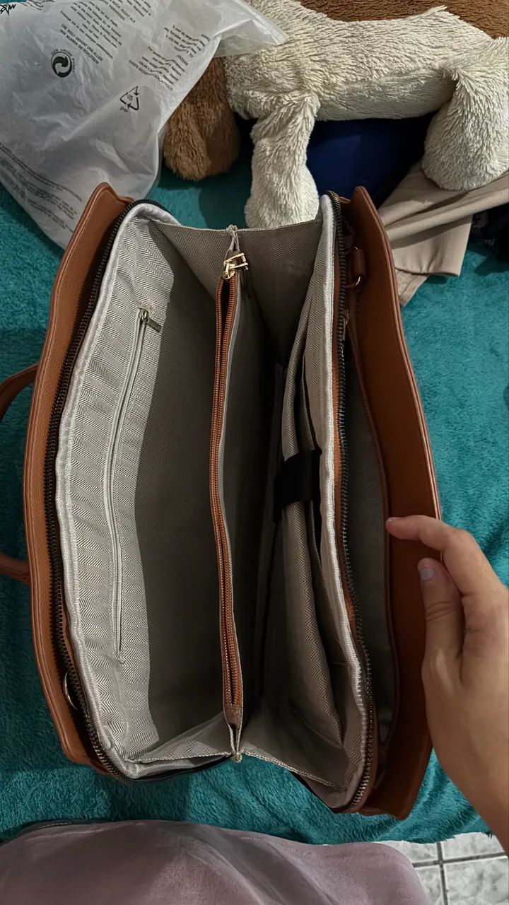 bolsa pasta feminina usada - Foto 4