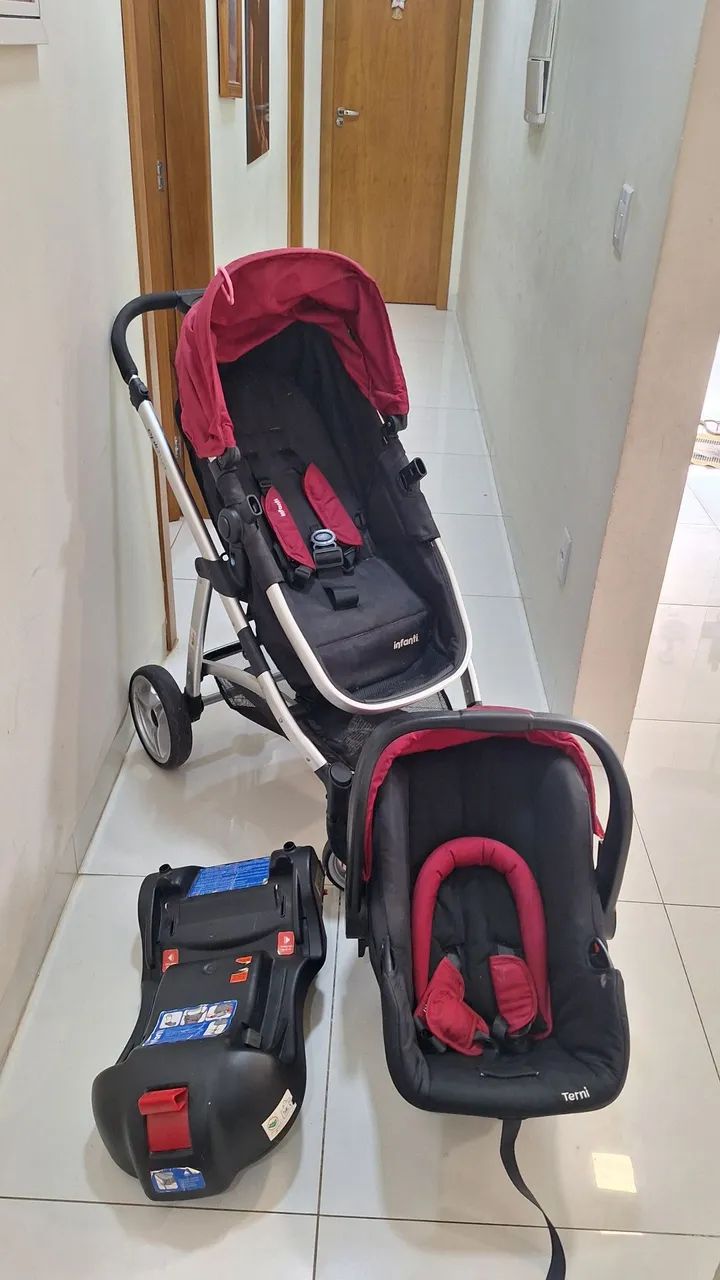 Carrinho de Bebê Travel System com Bebê Conforto Infanti Epic Lite - Foto 2
