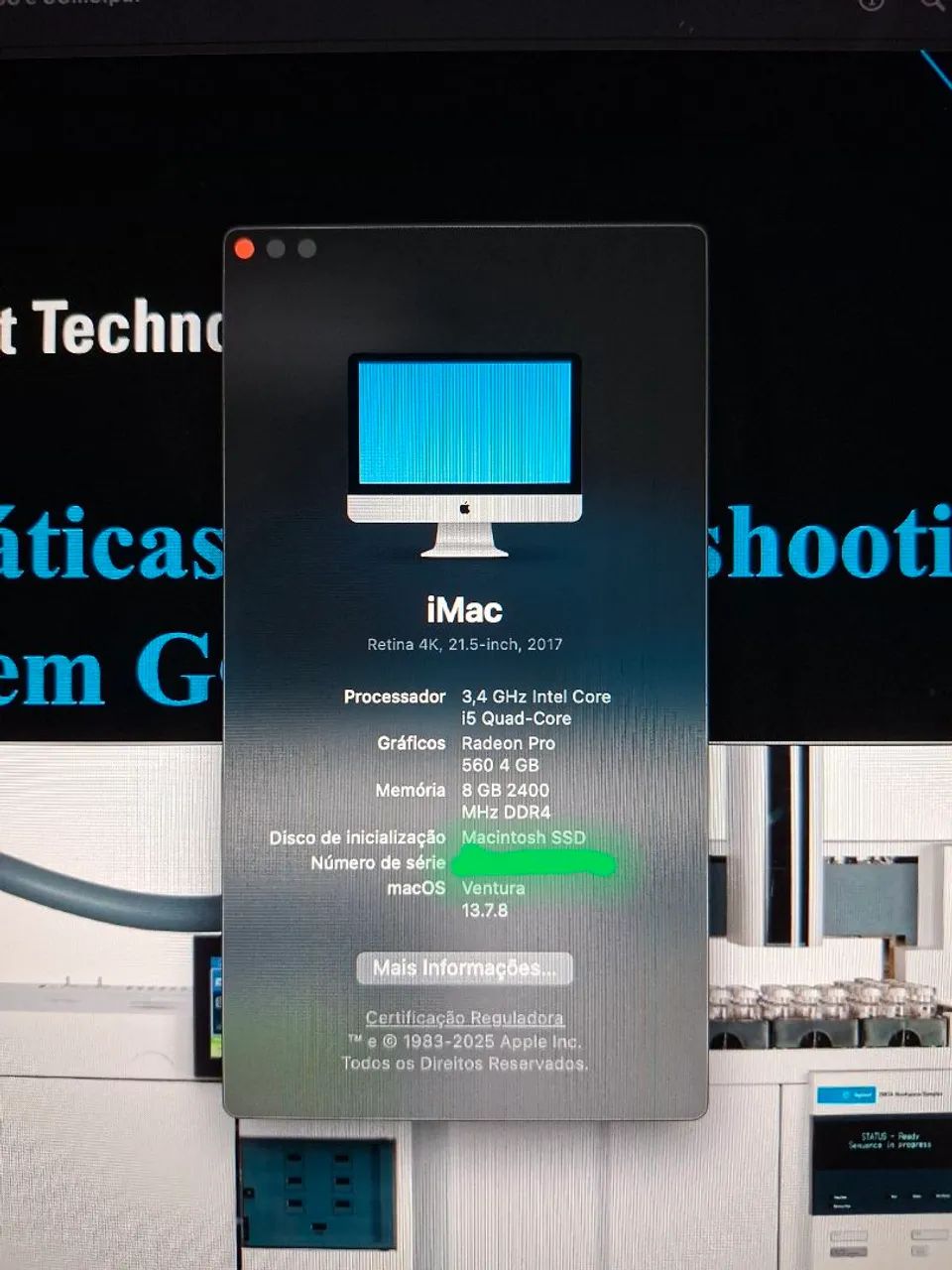 iMac Apple 2017 4k retina | aceito troca por notebook  - Foto 3