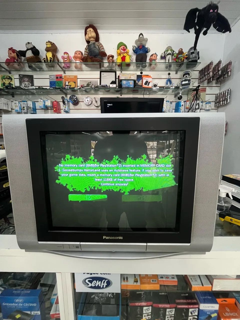 Tv crt tubo Panasonic 21 polegadas retrogamer av vídeo componente  - Foto 3
