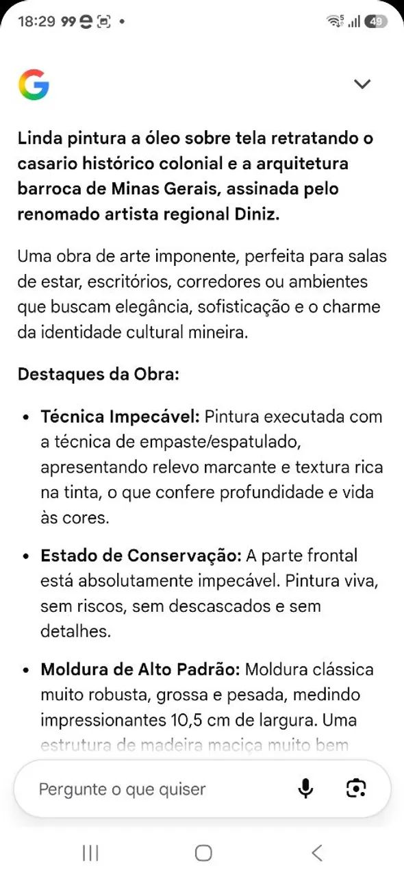 Quadro antigo pintado a óleo  - Foto 5