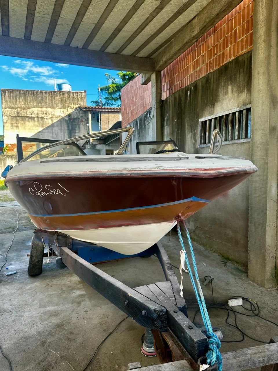 Lancha em ótimas condições ?com motor? - Foto 4