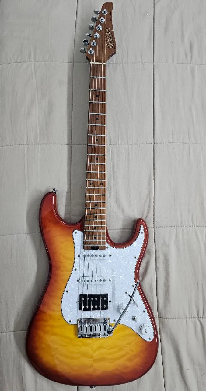 Guitarra Fernandes Revolver FR-55 Made in Japan Deluxe Series HSS