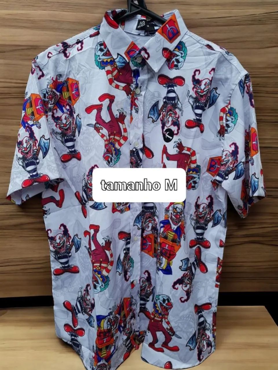 Camisa social de botão 