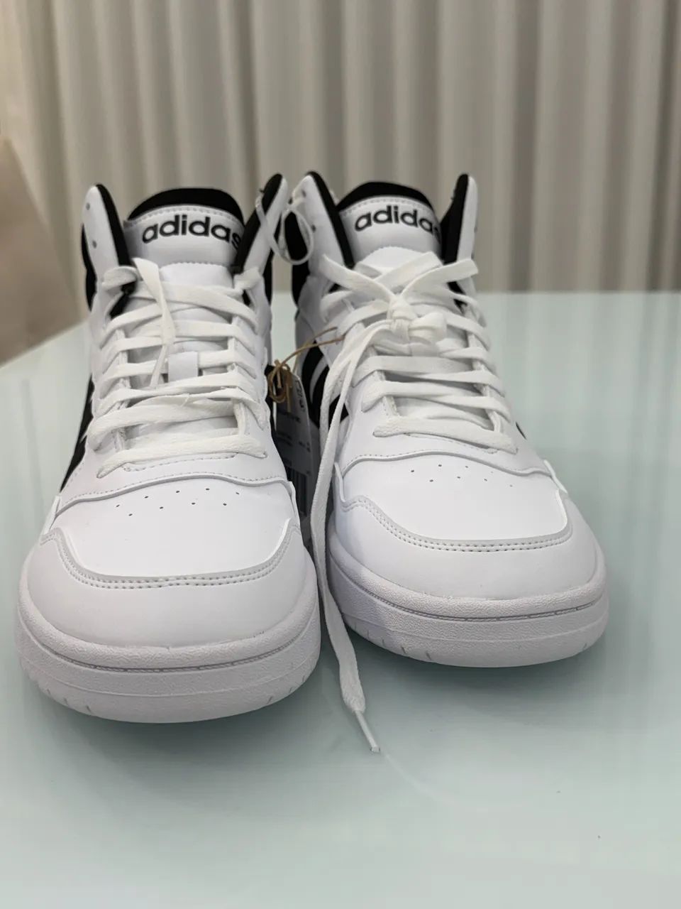Tênis Adidas Hoops 3.0 Mid Masculino - Novo - Tamanho 41 BR - Foto 3