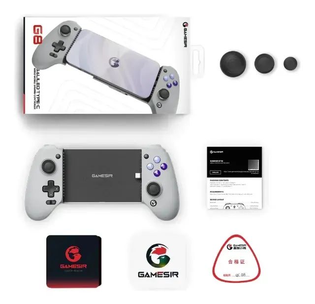 Controle Joystick Gamesir G8 Galileo Type-c Cinza Cinza - Foto 4